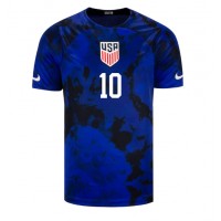 Pánský Fotbalový dres Spojené státy Christian Pulisic #10 MS 2022 Venkovní Krátký Rukáv